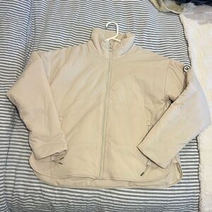 Vuori Off-White Zip-Up Jacket